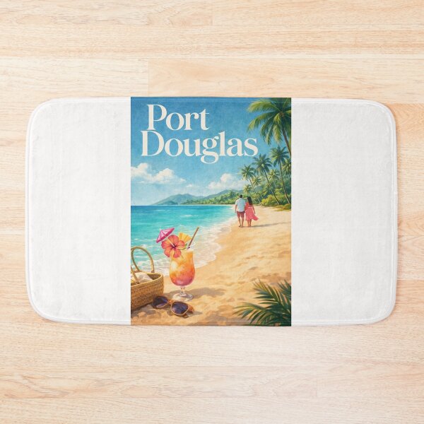 Item preview, Port Douglas Four Mile Beach and Coral Sea Tropical Coastline designed and sold by Places On Earth.