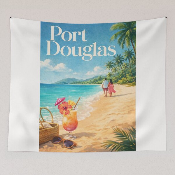 Item preview, Port Douglas Four Mile Beach and Coral Sea Tropical Coastline designed and sold by Places On Earth.