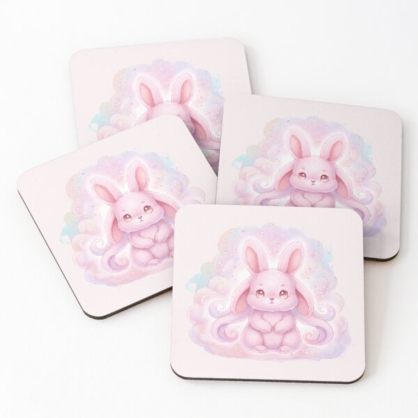Item preview, Kawaii Pastel Fantasy Rabbit Illustration designed and sold by naragon4289.