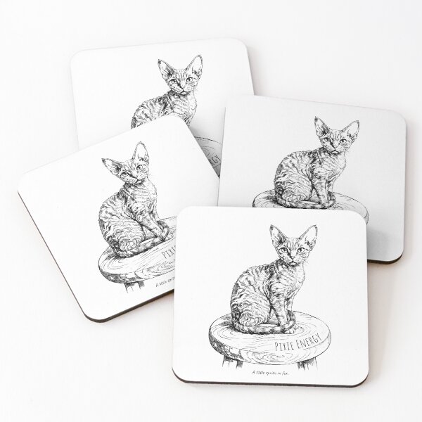 Item preview, The Pixie Perch - Devon Rex Cat designed and sold by bapupa.