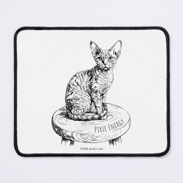 Item preview, The Pixie Perch - Devon Rex Cat designed and sold by bapupa.