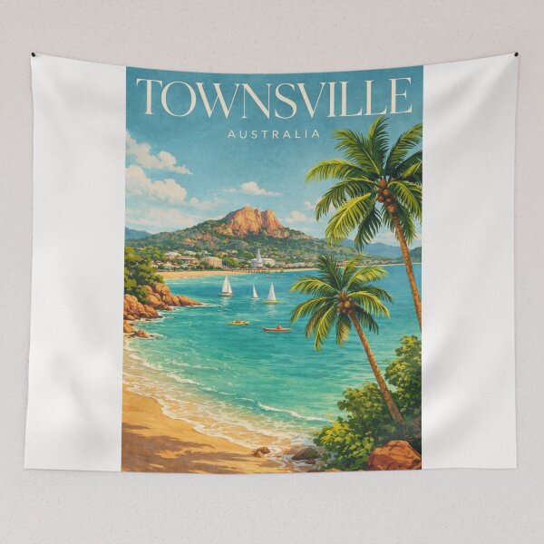 Item preview, Townsville Cleveland Bay and Magnetic Island Tropical Waterfront designed and sold by Places On Earth.
