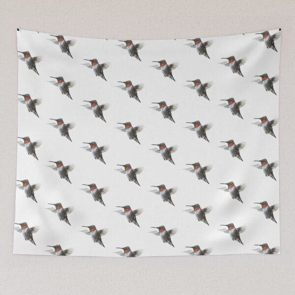 Item preview, Ruby-Throated Hummingbird Drawing designed and sold by Heather Barker.
