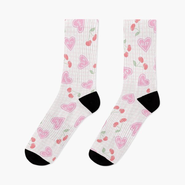 Item preview, Teacher Candy Heart Pattern | Cute Teacher Appreciation Gift | Pink Gingham Cherry Preppy Aesthetic designed and sold by TheSmartyArty.