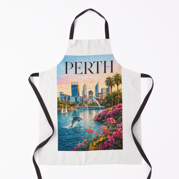 Item preview, Perth Swan River Elizabeth Quay and City Skyline designed and sold by Places On Earth.