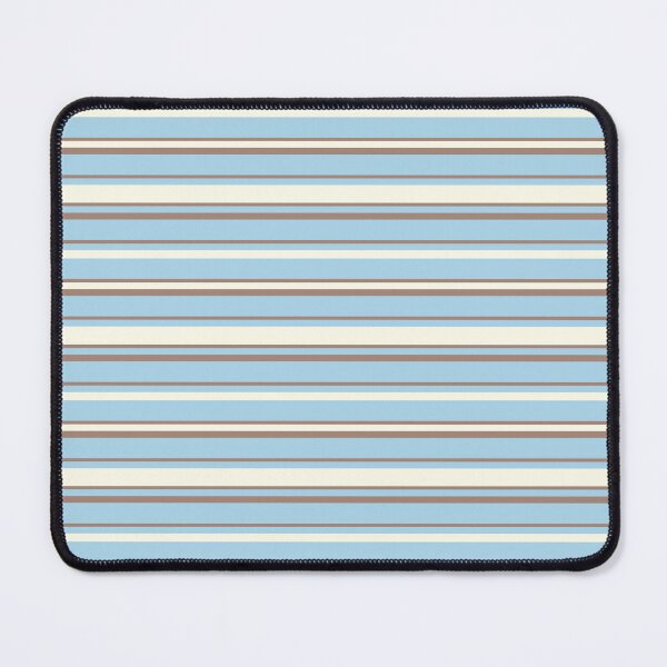 Item preview, Cute Blue and Brown Stripe Pattern designed and sold by kindacute-shop.