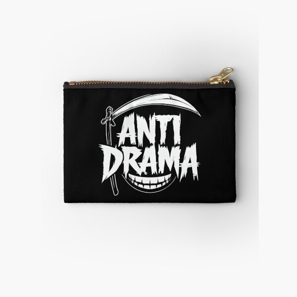 Item preview, Anti Drama Graphic • Edgy Scythe & Skull Typography • Bold Dark Aesthetic Statement Design designed and sold by Bright Nest Studio.