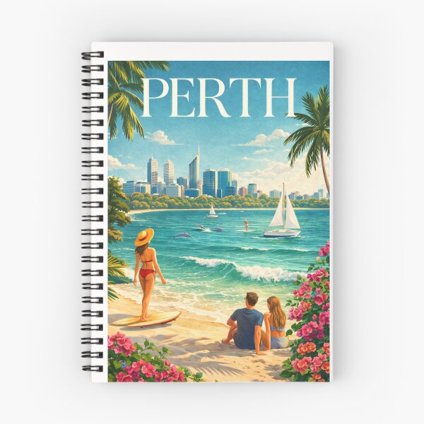 Item preview, Perth Swan River Coastline and Western Australia Skyline designed and sold by Places On Earth.