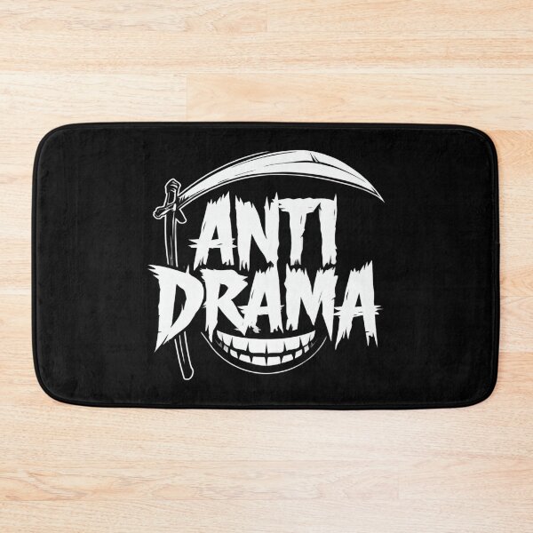 Item preview, Anti Drama Graphic • Edgy Scythe & Skull Typography • Bold Dark Aesthetic Statement Design designed and sold by Bright Nest Studio.
