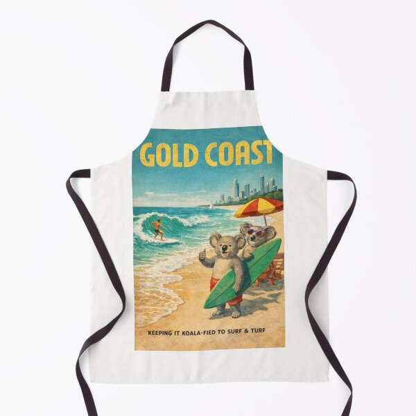 Item preview, Gold Coast Surfers Paradise Skyline and Pacific Ocean Beaches designed and sold by Places On Earth.