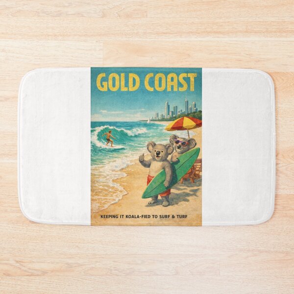 Item preview, Gold Coast Surfers Paradise Skyline and Pacific Ocean Beaches designed and sold by Places On Earth.