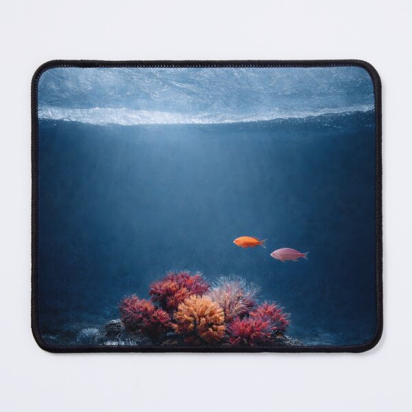 Item preview, Coral Reef on Ice - Surreal Underwater Zen Nature Art designed and sold by frankseebald.