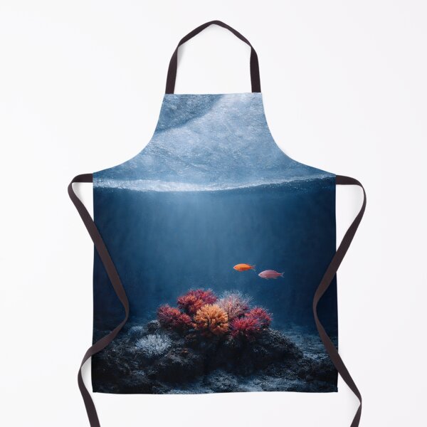 Item preview, Coral Reef on Ice - Surreal Underwater Zen Nature Art designed and sold by frankseebald.