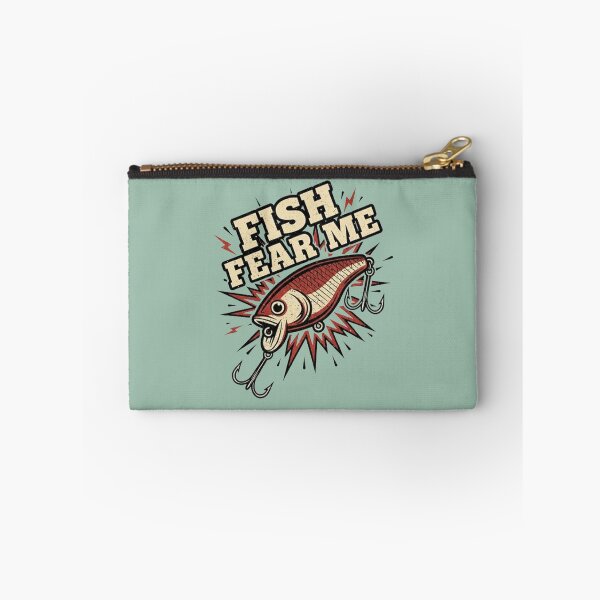 Item preview, Fish Fear Me - Vintage Fishing Lure Graphic designed and sold by InkWeaveShop.