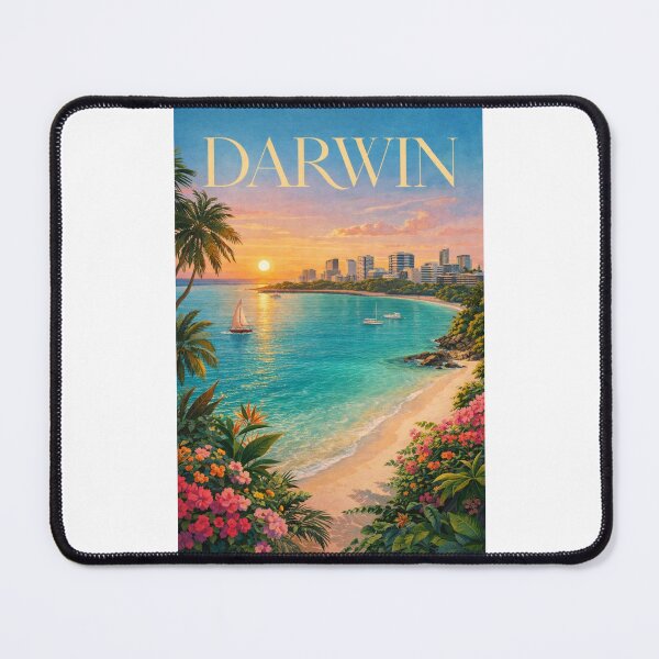 Item preview, Darwin Northern Territory Waterfront Sunset at Mindil Beach and Cullen Bay Marina designed and sold by Places On Earth.