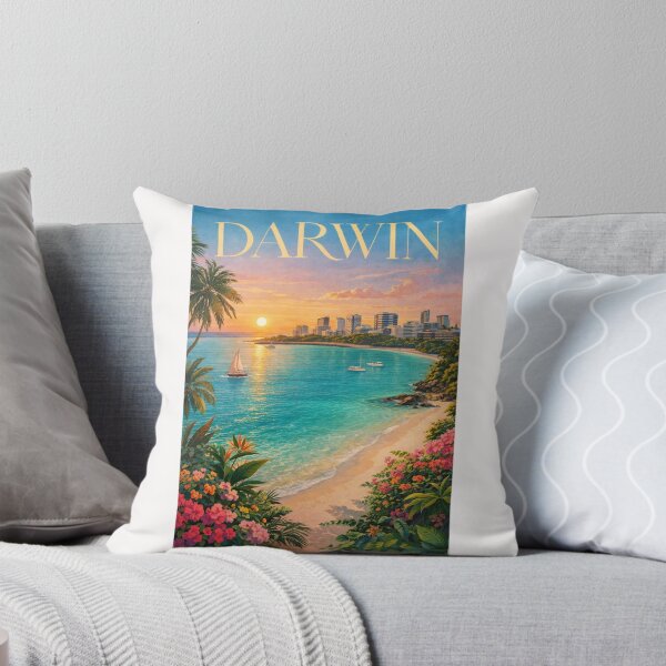 Item preview, Darwin Northern Territory Waterfront Sunset at Mindil Beach and Cullen Bay Marina designed and sold by Places On Earth.
