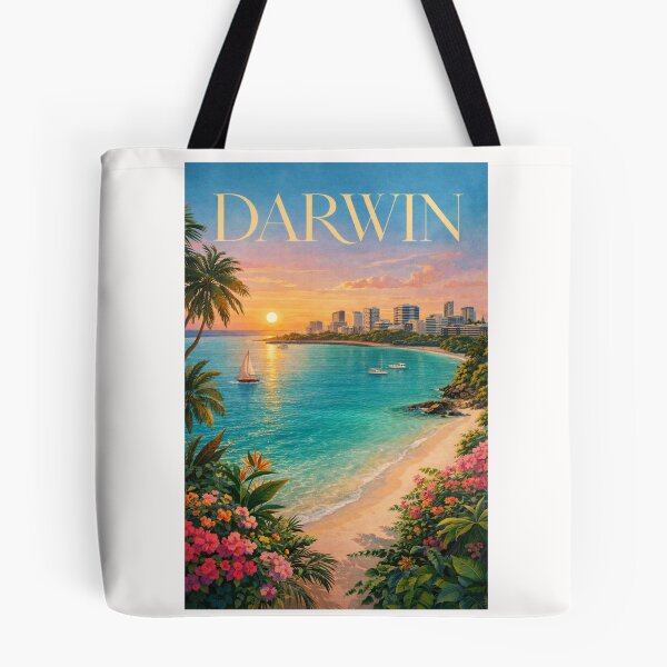 Item preview, Darwin Northern Territory Waterfront Sunset at Mindil Beach and Cullen Bay Marina designed and sold by Places On Earth.