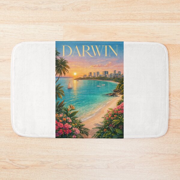 Item preview, Darwin Northern Territory Waterfront Sunset at Mindil Beach and Cullen Bay Marina designed and sold by Places On Earth.
