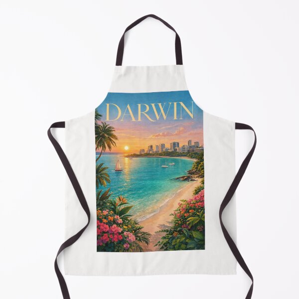 Item preview, Darwin Northern Territory Waterfront Sunset at Mindil Beach and Cullen Bay Marina designed and sold by Places On Earth.
