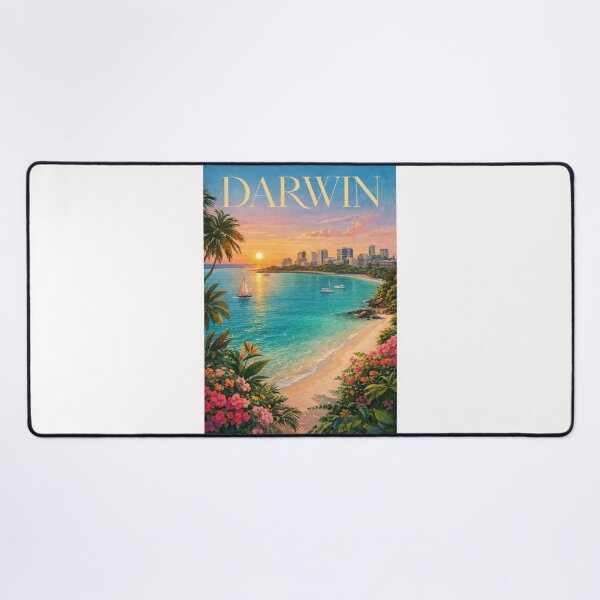 Item preview, Darwin Northern Territory Waterfront Sunset at Mindil Beach and Cullen Bay Marina designed and sold by Places On Earth.