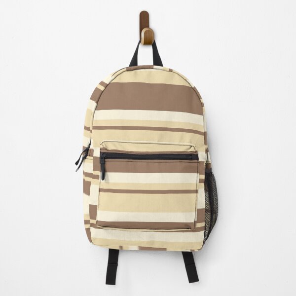Item preview, Classic Brown Beige Stripe Pattern designed and sold by kindacute-shop.