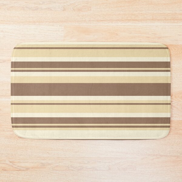 Item preview, Classic Brown Beige Stripe Pattern designed and sold by kindacute-shop.
