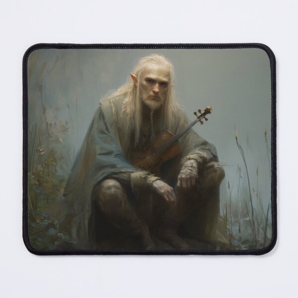 Item preview, Nøkken Water Spirit – Nordic Folklore Violin Figure designed and sold by NordicDreams.