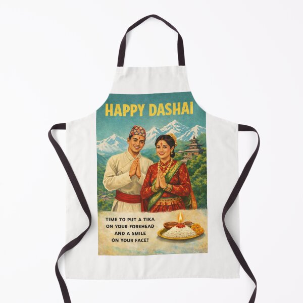 Item preview, Happy Dashain Wishes in Kathmandu Nepal Festival with Tika designed and sold by Places On Earth.