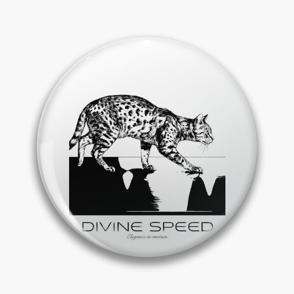Item preview, The Prowling Divinity - Egyptian Mau Cat designed and sold by bapupa.