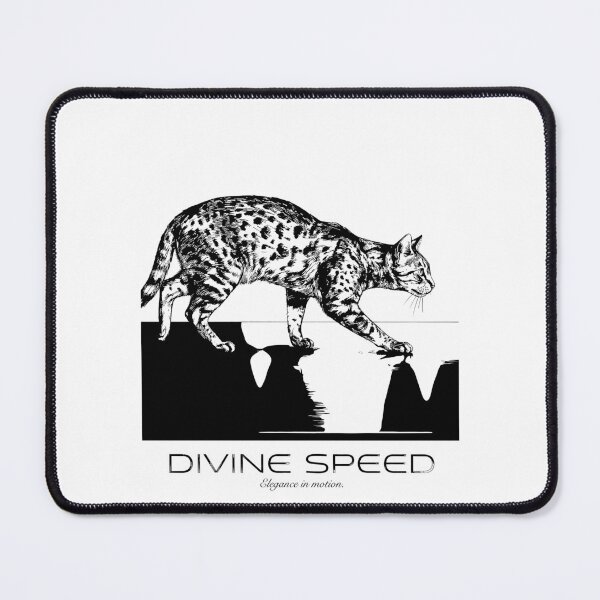 Item preview, The Prowling Divinity - Egyptian Mau Cat designed and sold by bapupa.