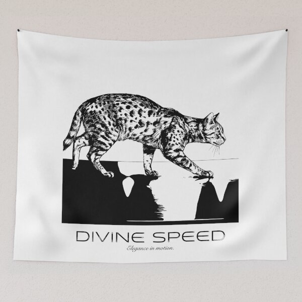 Item preview, The Prowling Divinity - Egyptian Mau Cat designed and sold by bapupa.