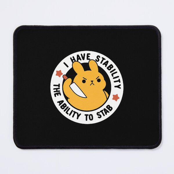 Item preview, Stability Cute But Dangerous Bunny Meme designed and sold by syxiamispn39.