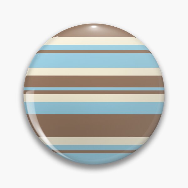 Item preview, Cute Brown Blue Stripe Pattern designed and sold by kindacute-shop.