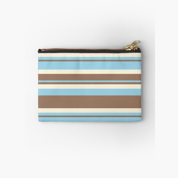 Item preview, Cute Brown Blue Stripe Pattern designed and sold by kindacute-shop.