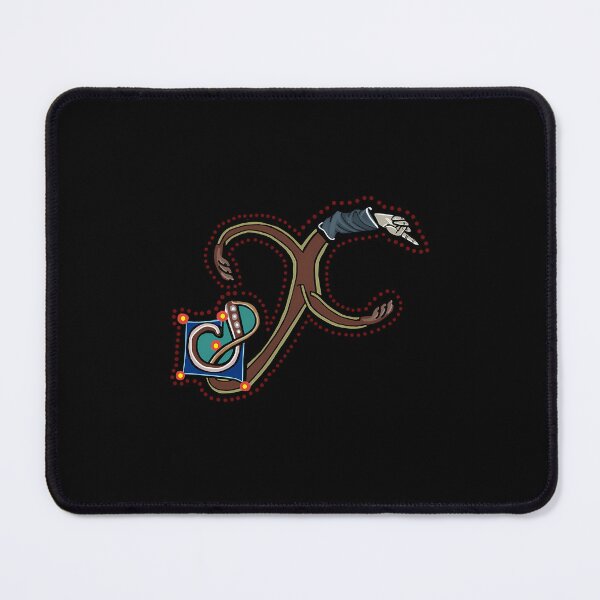 Item preview, Medieval Marginalia Letter X Manicule Art designed and sold by syxiamispn39.