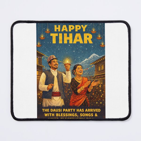 Item preview, Happy Tihar Diwali Festival Greetings in Nepal designed and sold by Aryabek.