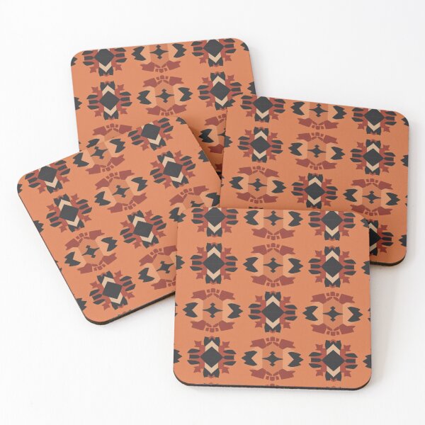 Item preview, Tribal Geometric Pattern - Sienna and Black designed and sold by ViralVibeLab.