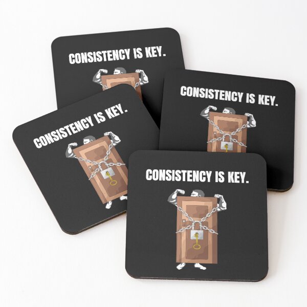Item preview, Success Mindset Gym Art - Consistency Is Key designed and sold by poomfitshirt.