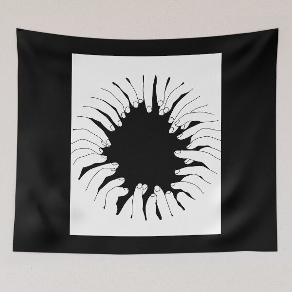 Item preview, Terrifying Fingers Creepy Silhouette Art designed and sold by syxiamispn39.