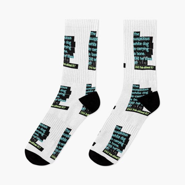 Item preview, "The White Dog’s Heist: Typographic Suspicion" designed and sold by Dzblack.