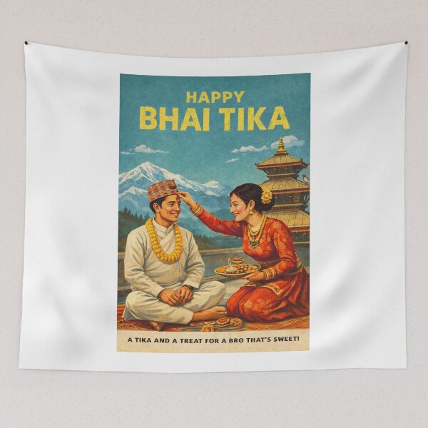 Item preview, Bhai Tika Celebration in Nepal During Diwali designed and sold by Aryabek.