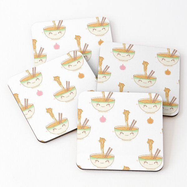 Item preview, Kawaii Happy Ramen - Cute Japanese Pattern designed and sold by ViralVibeLab.