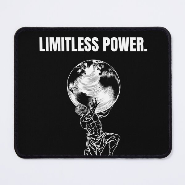Item preview, Limitless Power - Atlas Holding World Gym Art designed and sold by poomfitshirt.