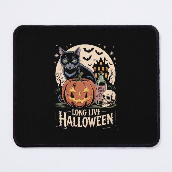 Item preview, Long Live Halloween Pumpkin Black Cat Spooky Vibes designed and sold by Formatage.