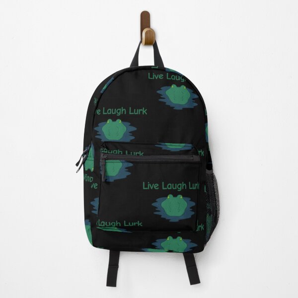Item preview, Live Laugh Lurk Funny Swamp Frog Meme designed and sold by syxiamispn39.