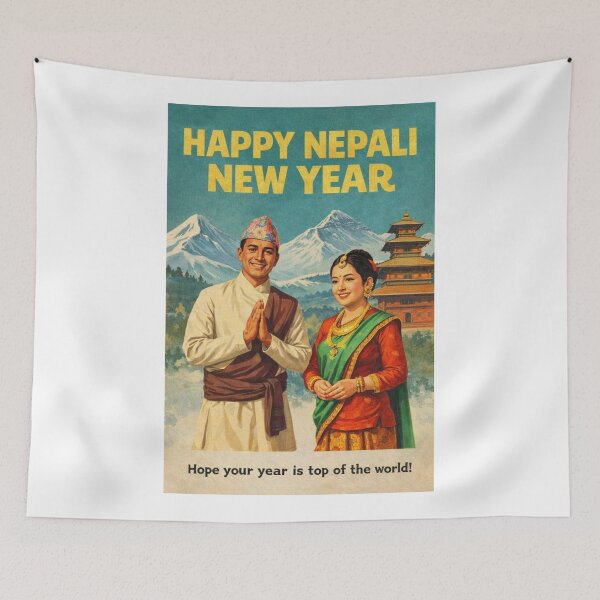 Item preview, Nepali New Year Celebration in Kathmandu Valley with Patan Durbar Square and Swayambhunath designed and sold by Aryabek.