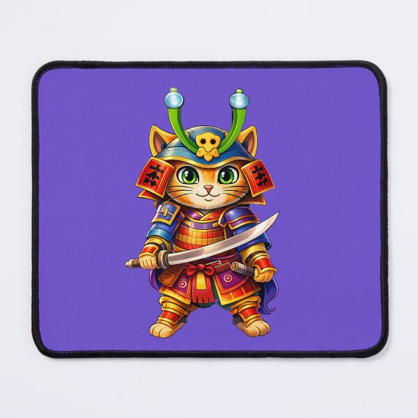 Item preview, Kawaii Samurai Cat. designed and sold by chromyral-creations.