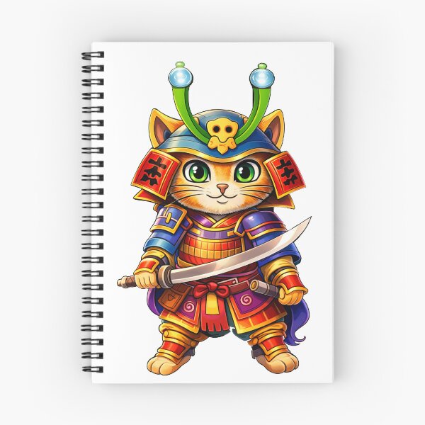 Item preview, Kawaii Samurai Cat. designed and sold by chromyral-creations.