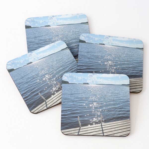 Item preview, On the shore of a beautiful Finnish lake, Finland, Original photography designed and sold by studio838.