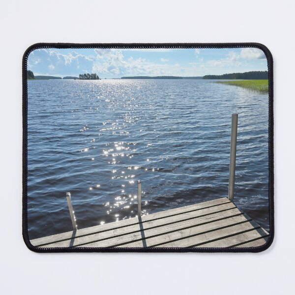 Item preview, On the shore of a beautiful Finnish lake, Finland, Original photography designed and sold by studio838.